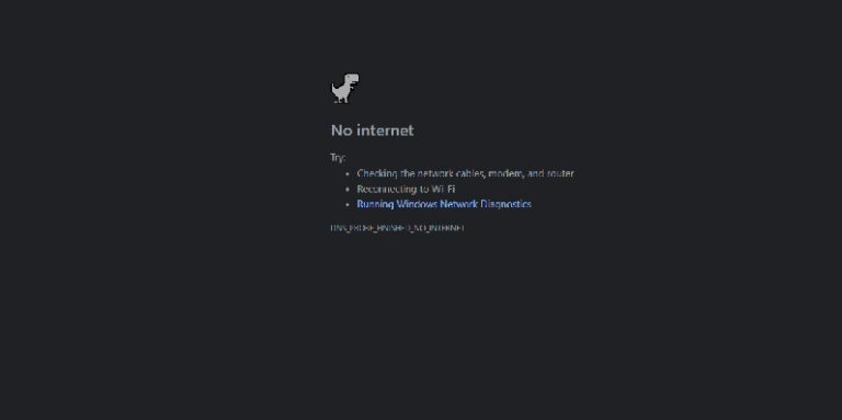 اینترنت قطع است
